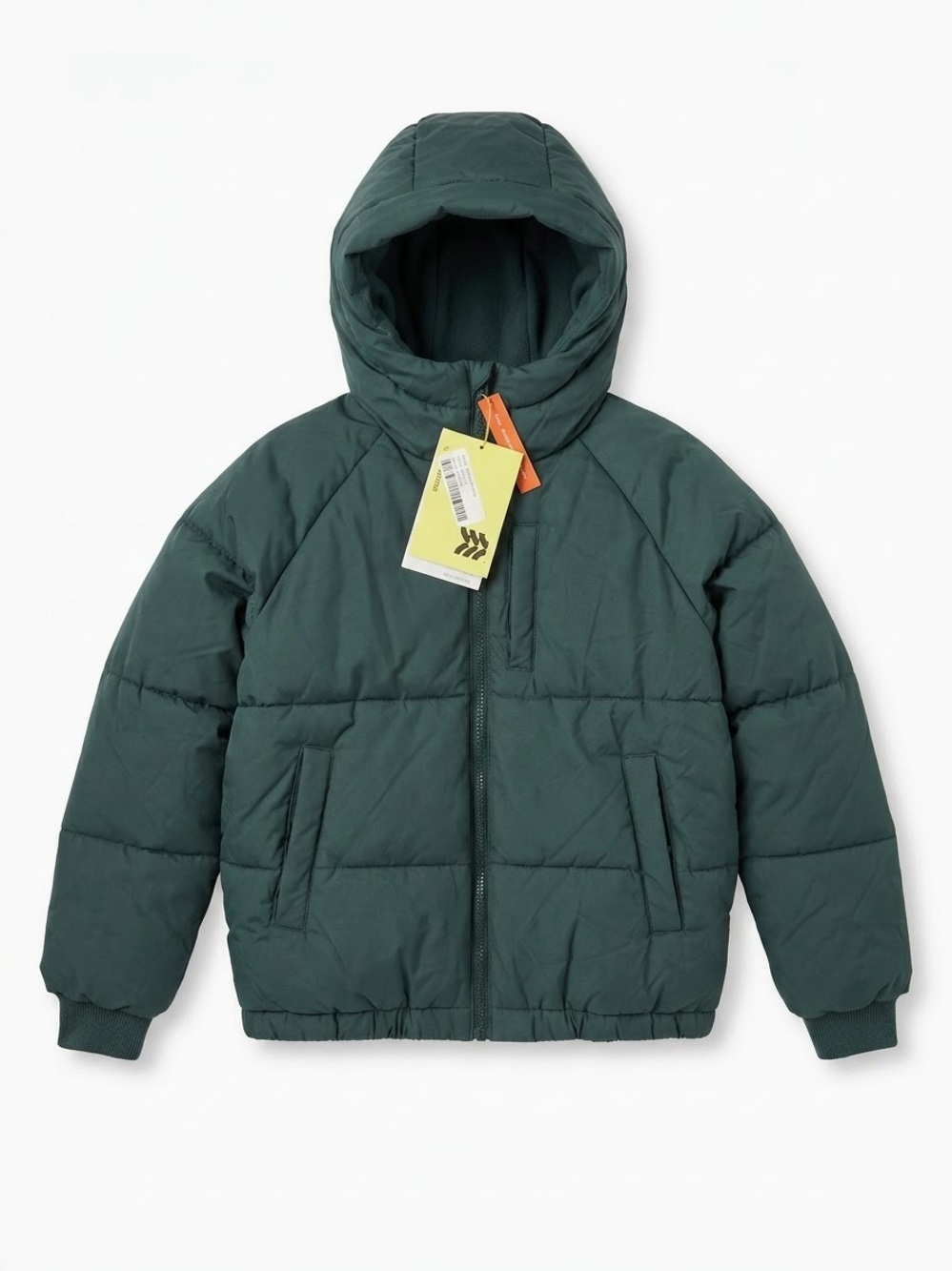 all in motion Kids Hooded Puffer Jacket - Forest Green